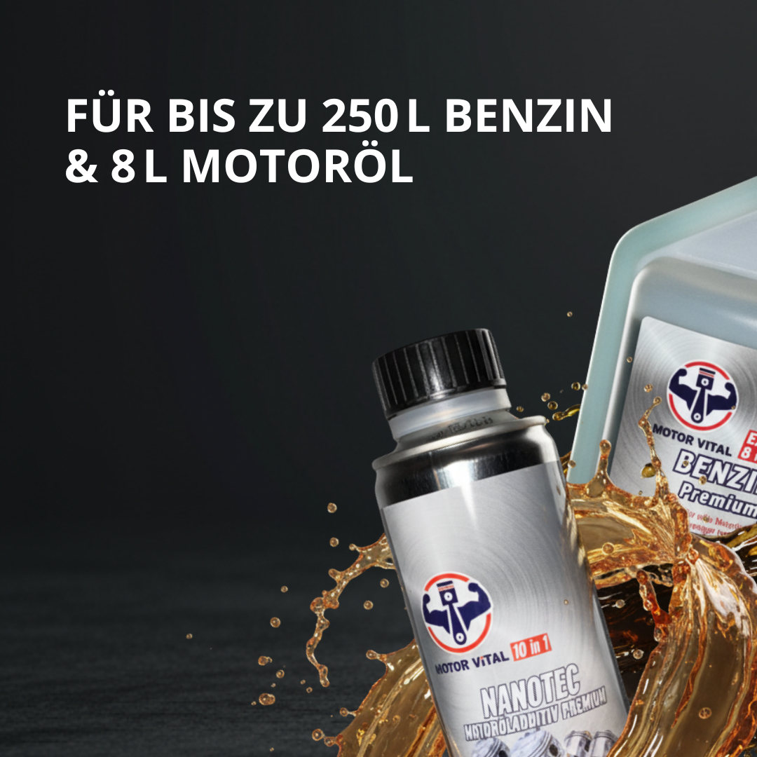 MOTOR VITAL Bundle Benzin Premium Additiv 250 ml + Nanotec 250 ml
