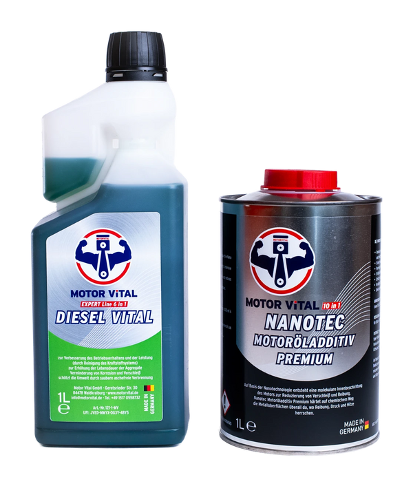 MOTOR VITAL Bundle Diesel Vital 100 1000 ml + Nanotec 1000 ml