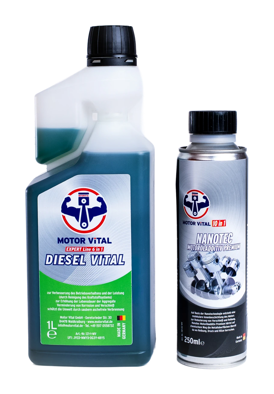 MOTOR VITAL Bundle Diesel Vital 100 1000 ml + Nanotec 250 ml