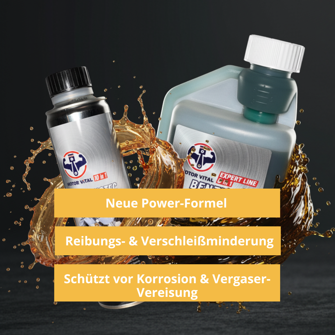 MOTOR VITAL Bundle Benzin Premium Additiv 250 ml + Nanotec 250 ml