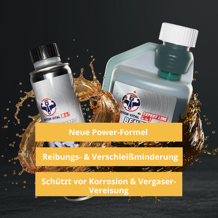 MOTOR VITAL Bundle Benzin Premium Additiv 250 ml + Nanotec 250 ml