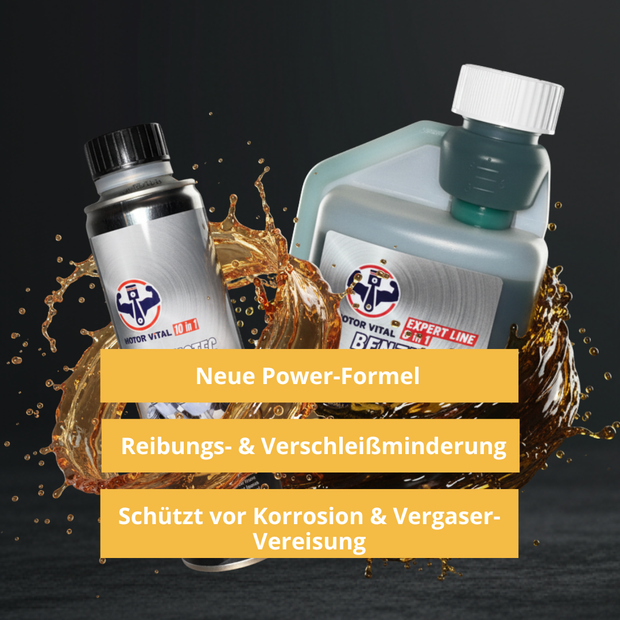 MOTOR VITAL Bundle Benzin Premium Additiv 250 ml + Nanotec 250 ml