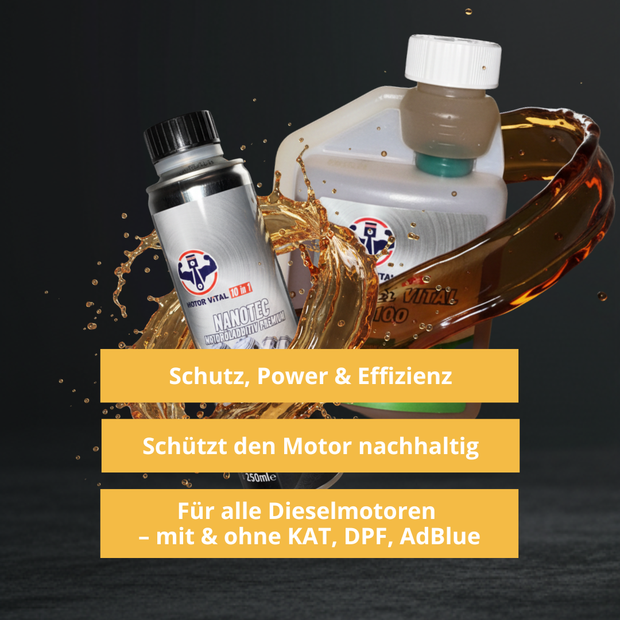 MOTOR VITAL Bundle Diesel Vital 100 250 ml + Nanotec 250 ml