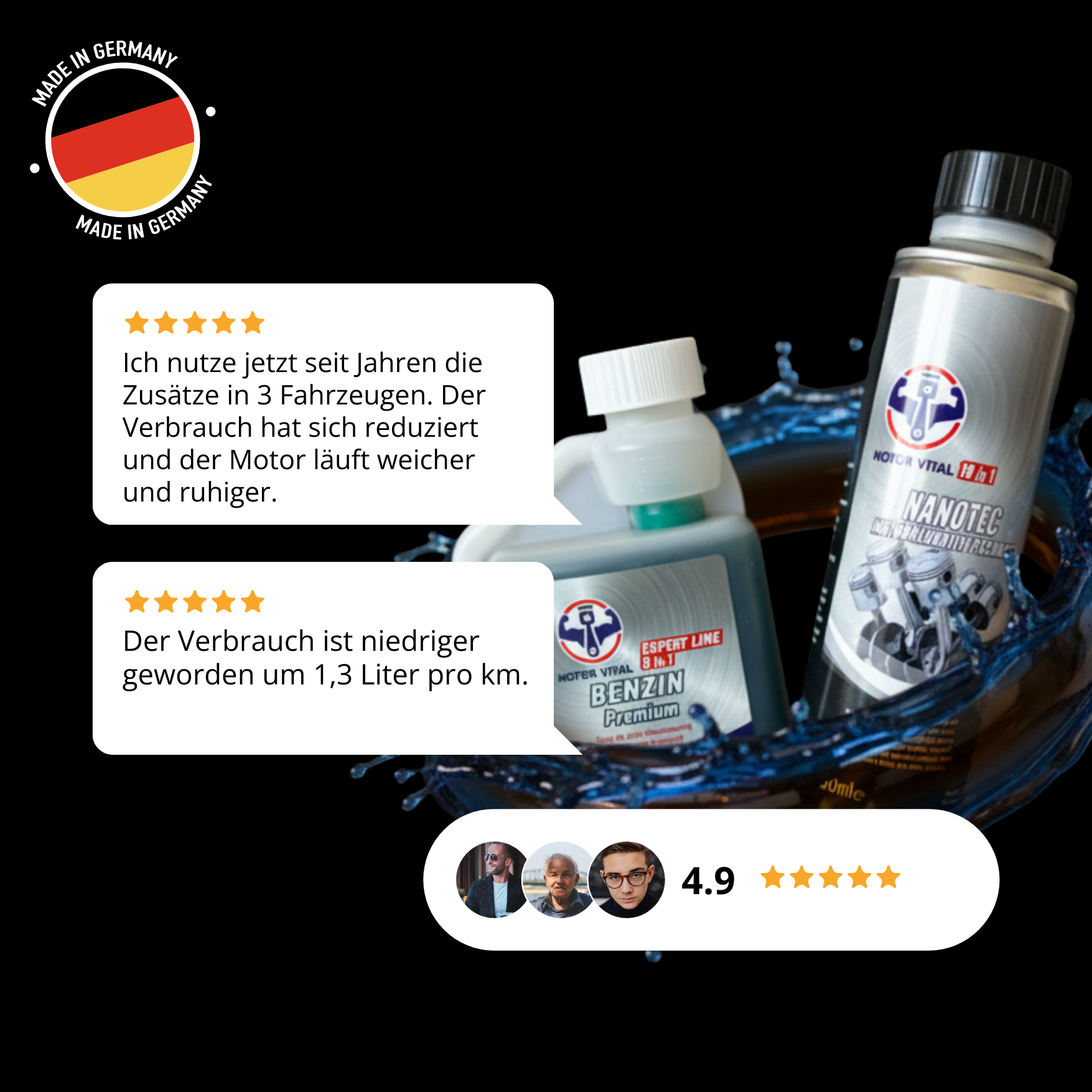 MOTOR VITAL Diesel Additiv Vital 100 1000 ml