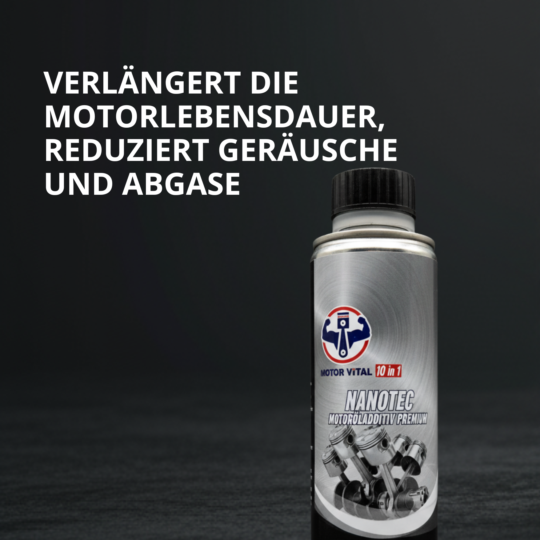MOTOR VITAL NANOTEC Motoröladditiv Premium 250 ml