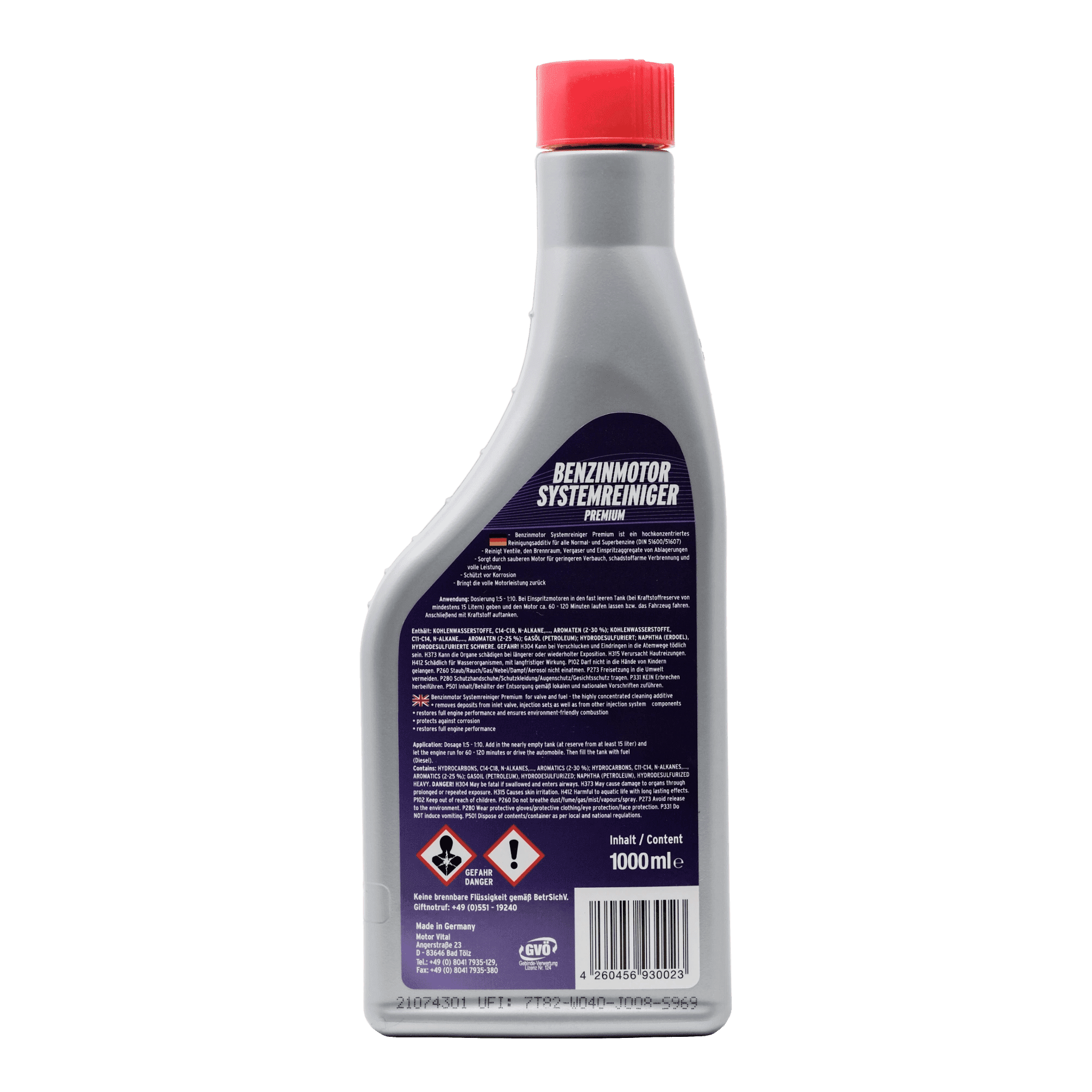 MOTOR VITAL Benzinmotoren Systemreiniger Premium 1000 ml