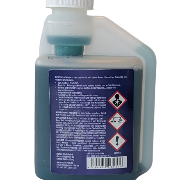 MOTOR VITAL Benzin Premium Additiv 250 ml