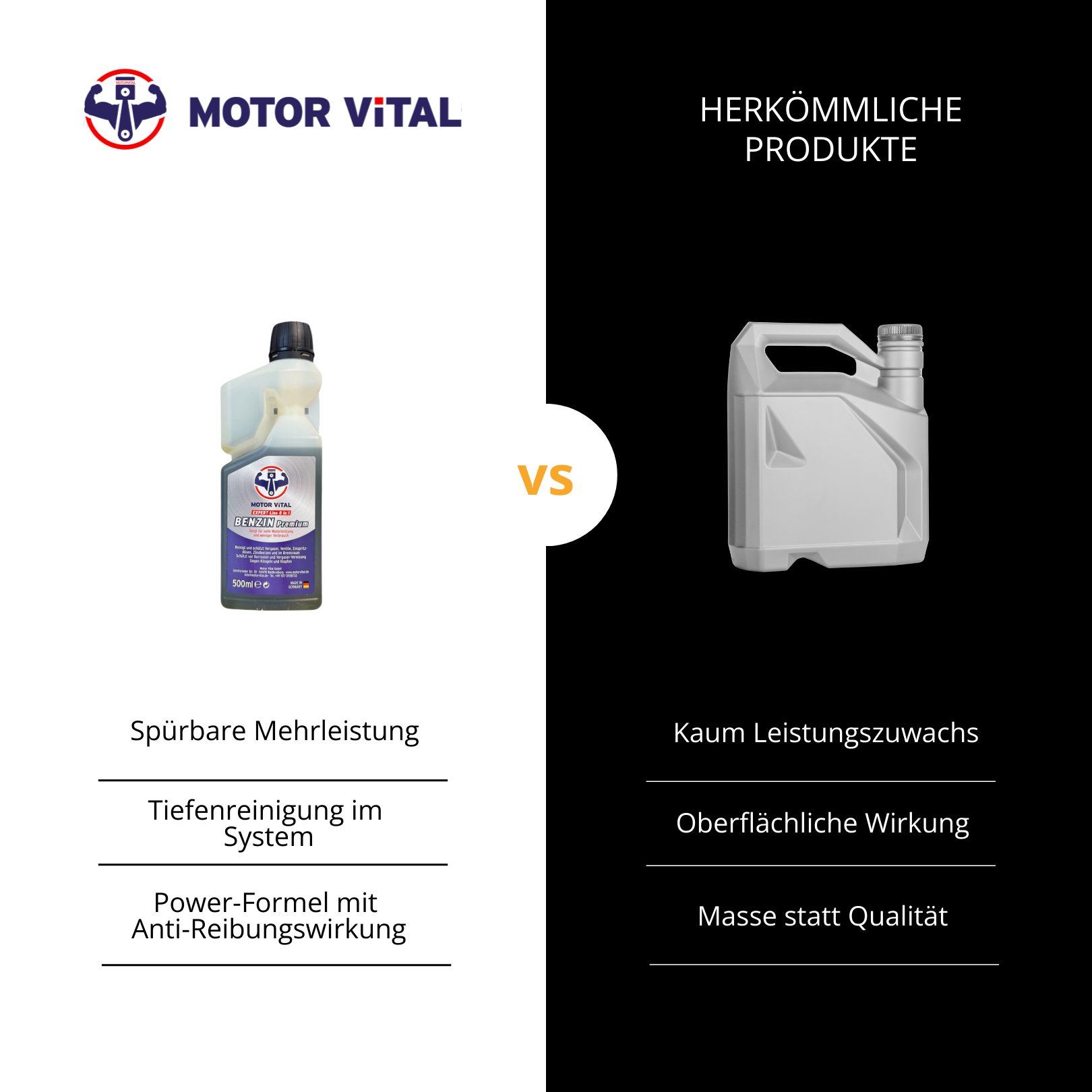 MOTOR VITAL Benzin Premium Additiv 500 ml