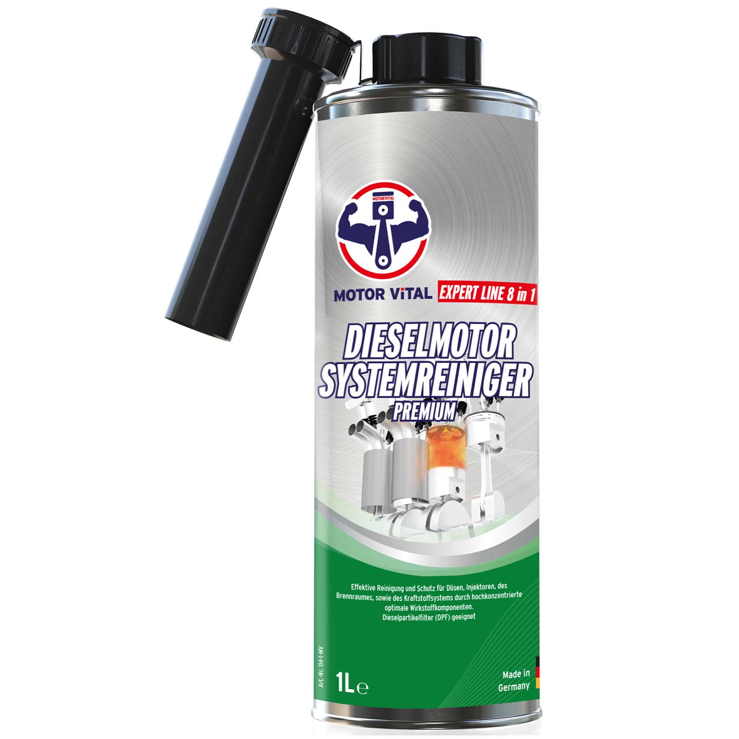 MOTOR VITAL Dieselmotoren Systemreiniger Premium 1000 ml