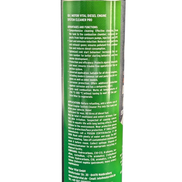 MOTOR VITAL Dieselmotoren Systemreiniger Pro 400ml