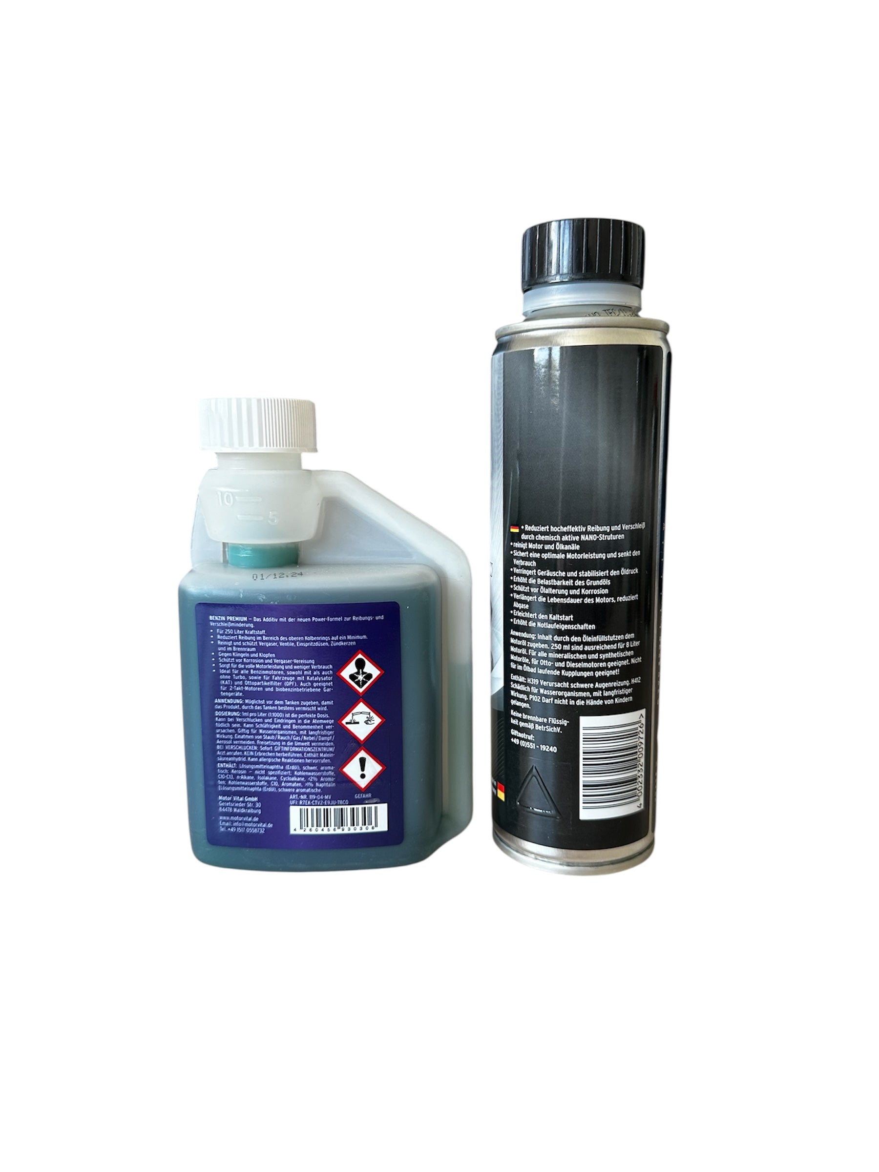 MOTOR VITAL Bundle Benzin Premium Additiv 250 ml + Nanotec 250 ml